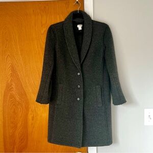 J.Crew Daphne Coat - Grey/Charcoal